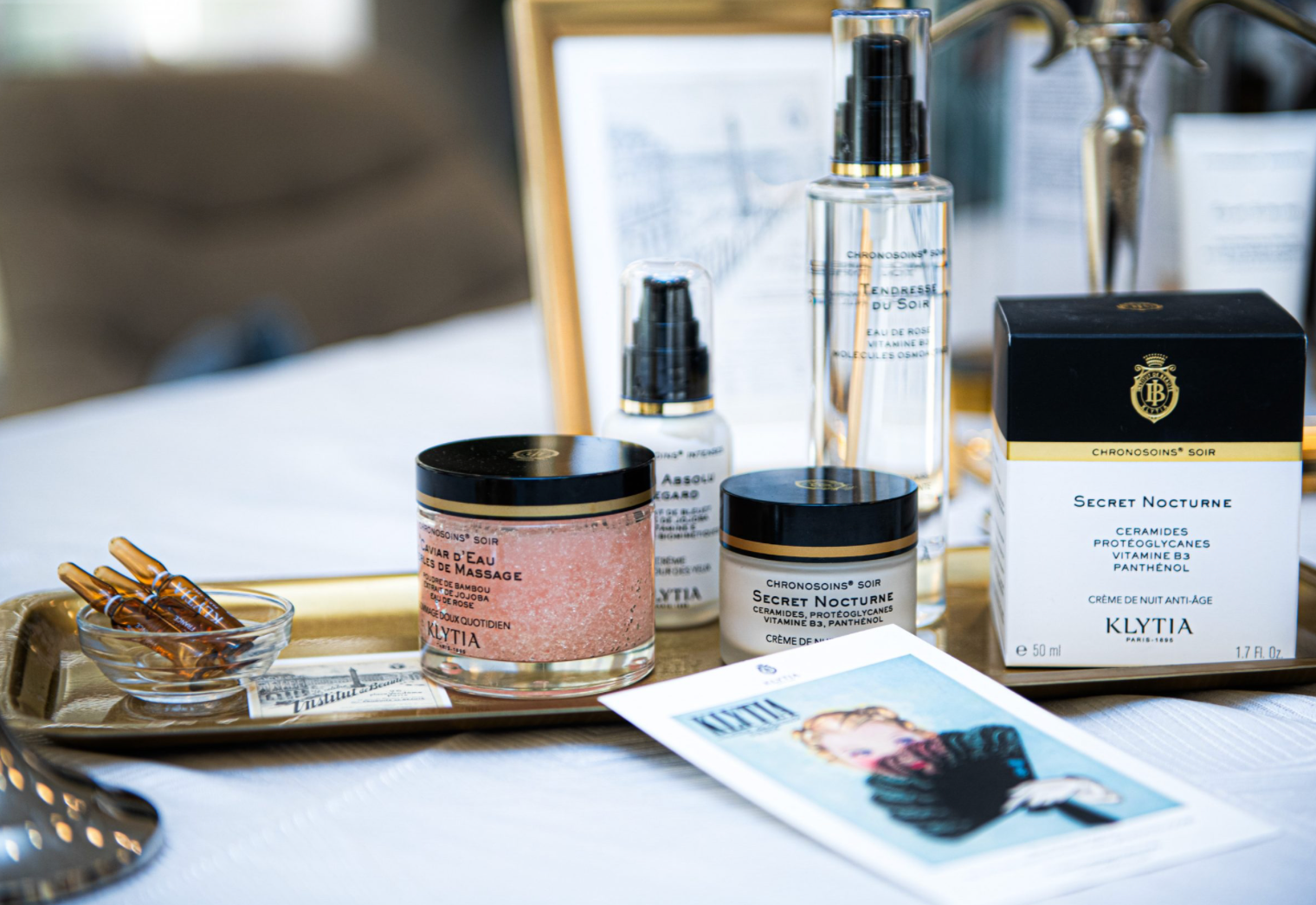 Instant Luxe sur KLYTIA : Klytia réveille votre beauté avec ses soins chronobilogiques
