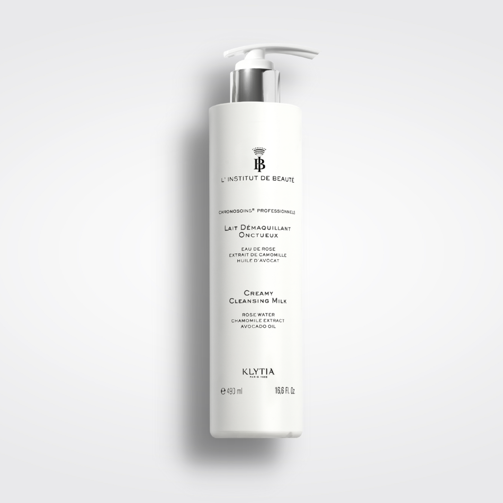 Lait Démaquillant Onctueux Klytia IB – Nettoyage et Hydratation Professionnels